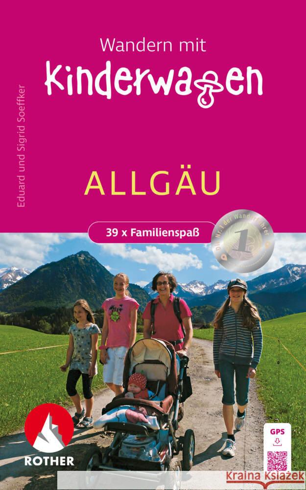 Wandern mit Kinderwagen Allgäu Soeffker, Eduard, Soeffker, Sigrid 9783763334247 Bergverlag Rother - książka