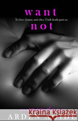 Want Not Arden Aoide 9781545203507 Createspace Independent Publishing Platform - książka