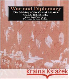 War and Diplomacy Rzeshevsky Rzeshevsky  9783718657902 Taylor & Francis - książka