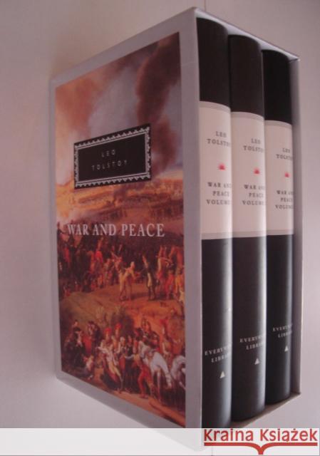 War And Peace: 3 vols Leo Tolstoi 9781857150964 Everyman - książka