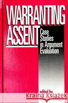 Warranting Assent Edward Schiappa 9780791423646 State University of New York Press - książka