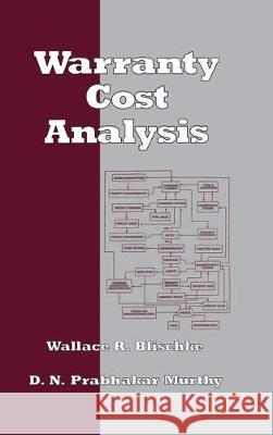 Warranty Cost Analysis W. R. Blischke Wallace R. Blischke Blischke Blischke 9780824789114 CRC - książka