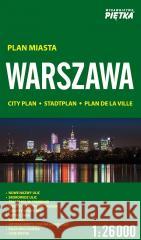 Warszawa 1:26 000 plan miasta PIĘTKA paraca zbiorowa 9788388611070 Piętka - książka