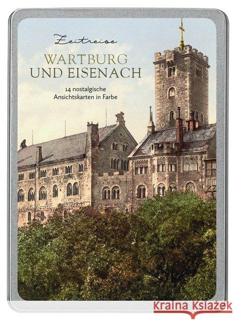 Wartburg und Eisenach : 14 nostalgische Ansichtskarten in Farbe  4251517502884 Paper Moon - książka