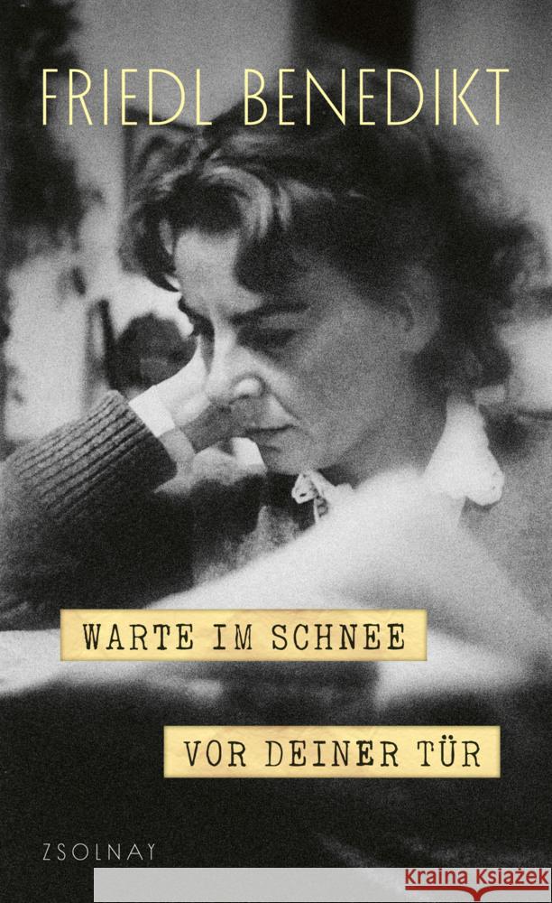 Warte im Schnee vor Deiner Tür Benedikt, Friedl 9783552075290 Paul Zsolnay Verlag - książka