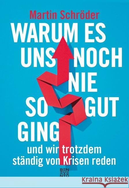 Warum es uns noch nie so gut ging und wir trotzdem ständig von Krisen reden Schröder, Martin 9783710900587 Benevento - książka