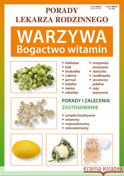 Warzywa Bogactwo witamin PLR 122 Kubanowska Anna 9788381142298 Literat - książka