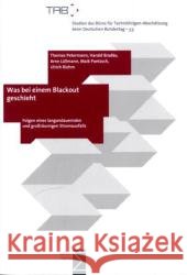 Was Bei Einem Blackout Geschieht: Folgen Eines Langandauernden Und Grossflachigen Stromausfalls Petermann, Thomas 9783836081337 Edition Sigma - książka