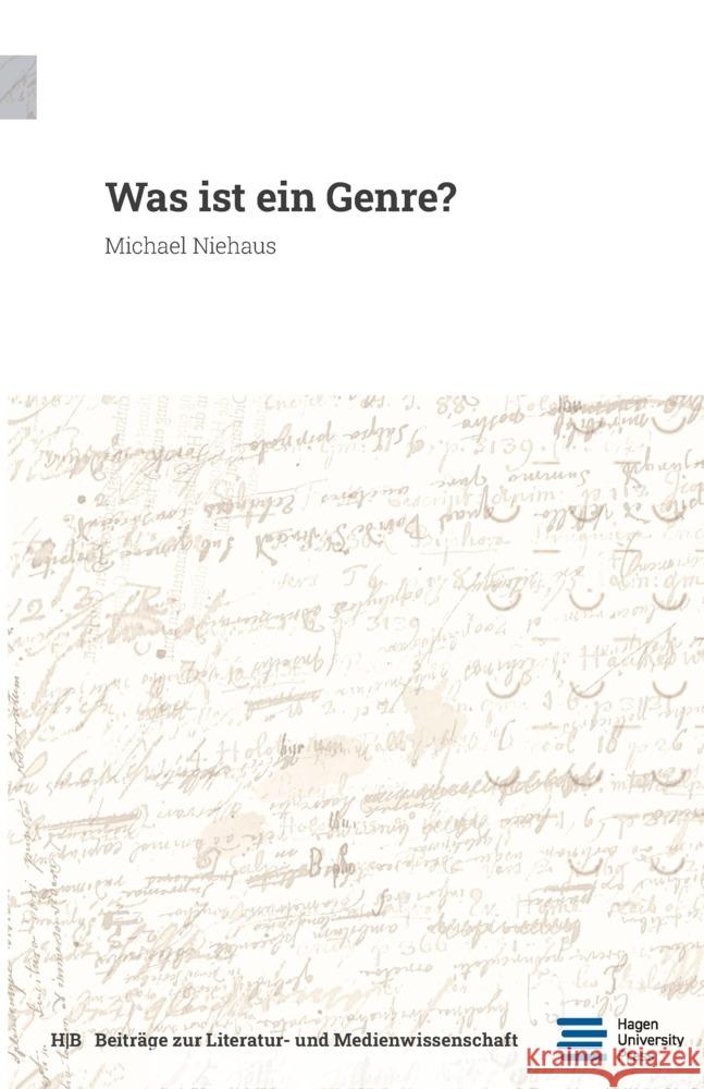 Was ist ein Genre? Niehaus, Michael 9783987674808 Hagen University Press - książka