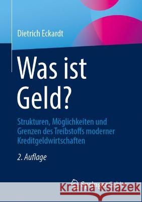 Was ist Geld? Dietrich Eckardt 9783658419752 Springer Fachmedien Wiesbaden - książka