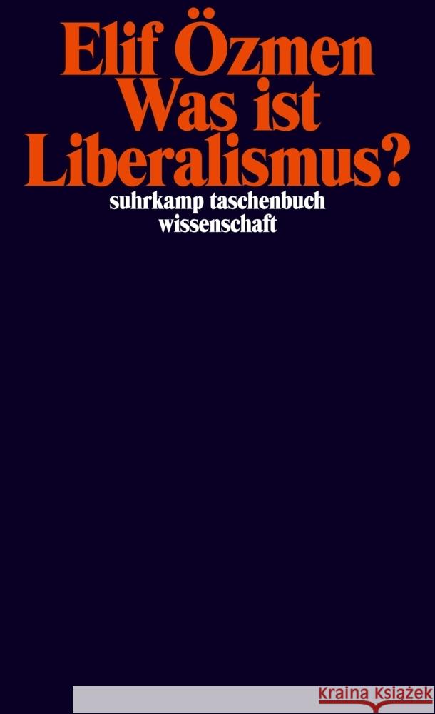 Was ist Liberalismus? Özmen, Elif 9783518300053 Suhrkamp - książka