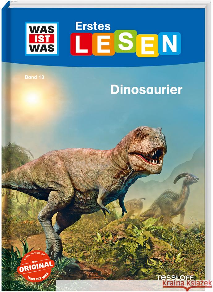 WAS IST WAS Erstes Lesen: Dinosaurier Bischoff, Karin 9783788676698 Tessloff - książka