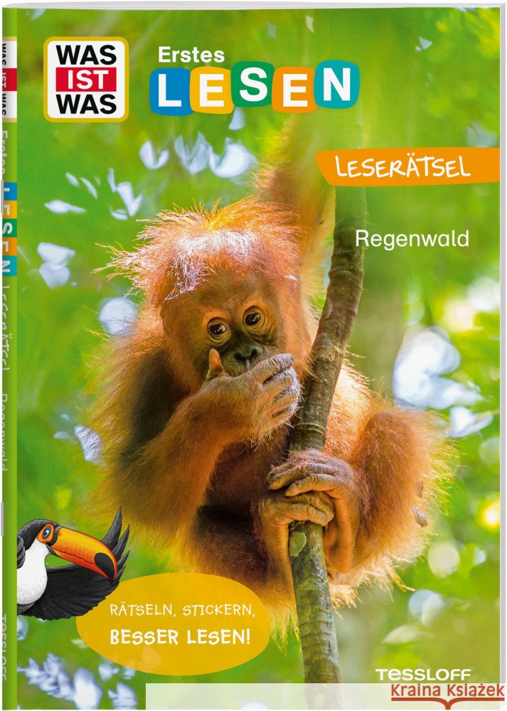 WAS IST WAS Erstes Lesen. Leserätsel Regenwald Grill, Waltraud 9783788681487 Tessloff Verlag Ragnar Tessloff GmbH & Co. KG - książka