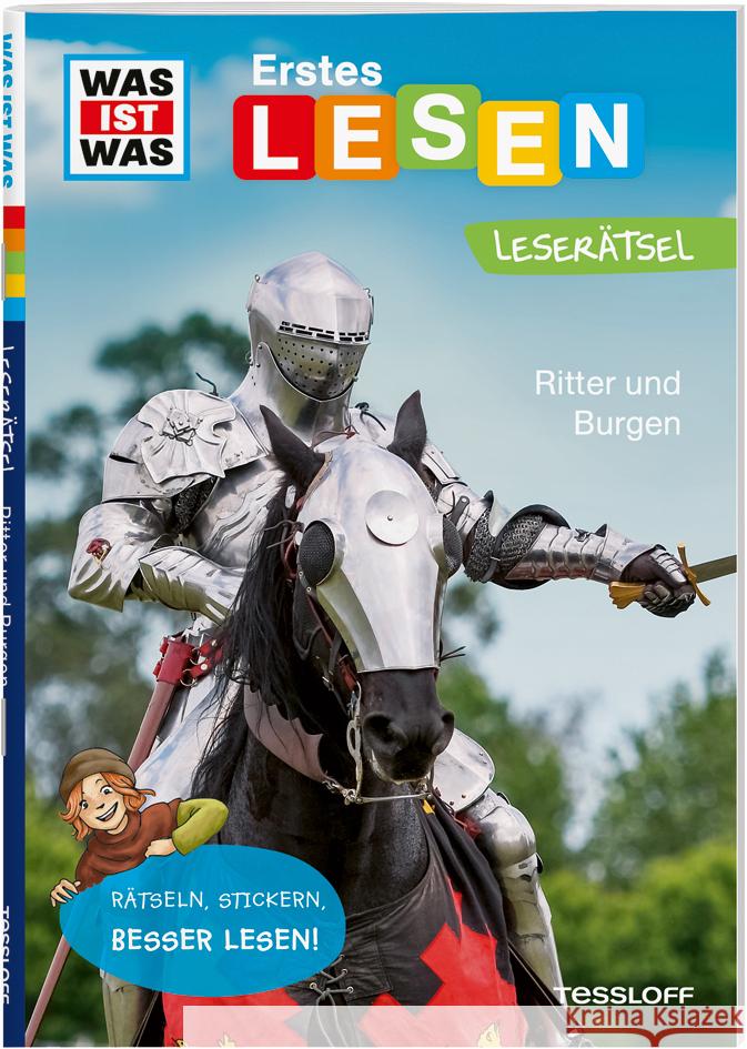 WAS IST WAS Erstes Lesen. Leserätsel Ritter und Burgen Braun, Christina 9783788681463 Tessloff Verlag Ragnar Tessloff GmbH & Co. KG - książka