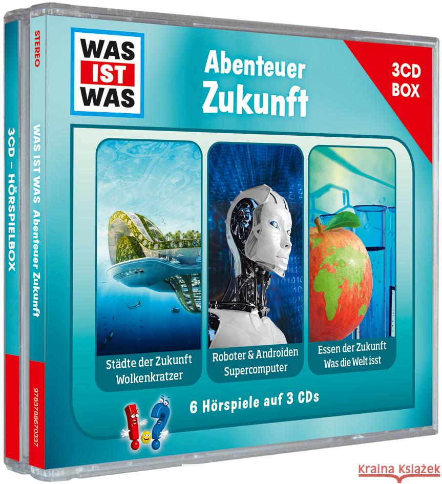 WAS IST WAS Hörspiel: Abenteuer Zukunft, Audio-CD  9783788670337 Tessloff Verlag Ragnar Tessloff GmbH & Co. KG - książka