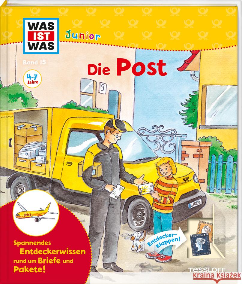 WAS IST WAS Junior Band 15 Die Post Braun, Christina, Schuck, Sabine 9783788677541 Tessloff Verlag Ragnar Tessloff GmbH & Co. KG - książka