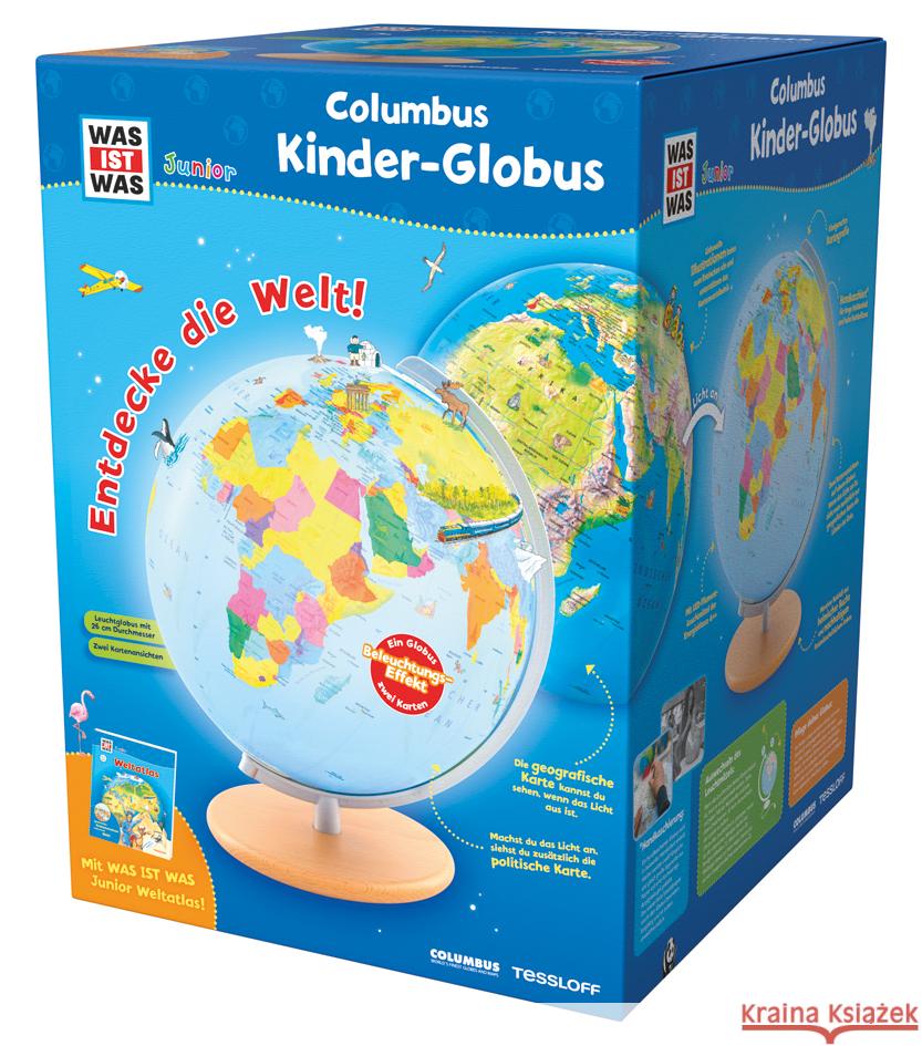 WAS IST WAS Junior Columbus Kinder-Globus  9783788622503 Tessloff Verlag Ragnar Tessloff GmbH & Co. KG - książka