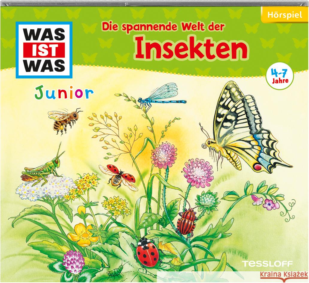 WAS IST WAS Junior Hörspiel: Die spannende Welt der Insekten, Audio-CD Daniela Wakonigg, Schmidtke, Lars 9783788643515 Tessloff Verlag Ragnar Tessloff GmbH & Co. KG - książka