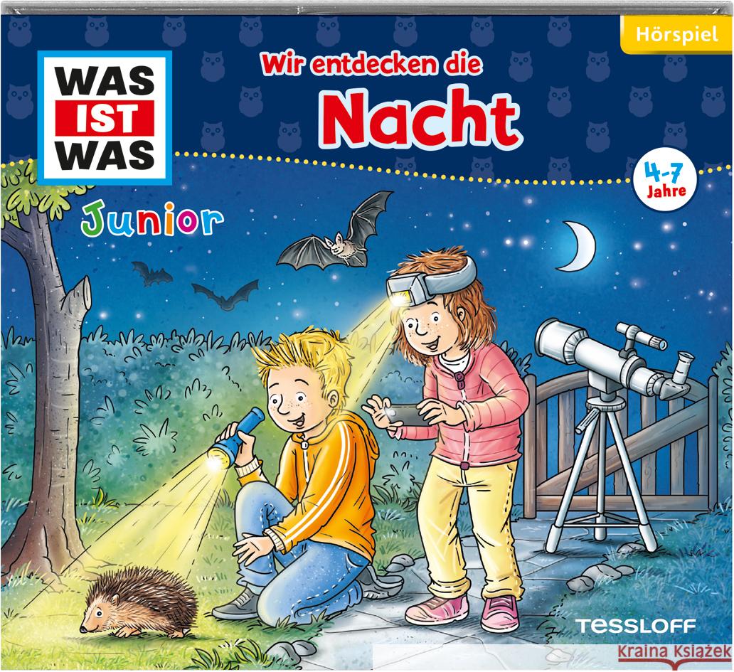 WAS IST WAS Junior Hörspiel: Wir entdecken die Nacht, Audio-CD Schreuder, Benjamin 9783788643522 Tessloff Verlag Ragnar Tessloff GmbH & Co. KG - książka