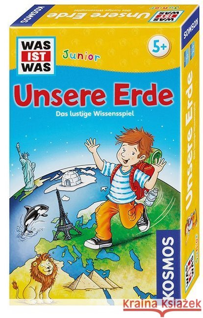 Was ist Was Junior Unsere Erde (Kinderspiel) : Mitbringspiel  4002051711290 Kosmos Spiele - książka