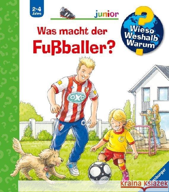 Was macht der Fußballer? Nieländer, Peter 9783473329670 Ravensburger Verlag - książka