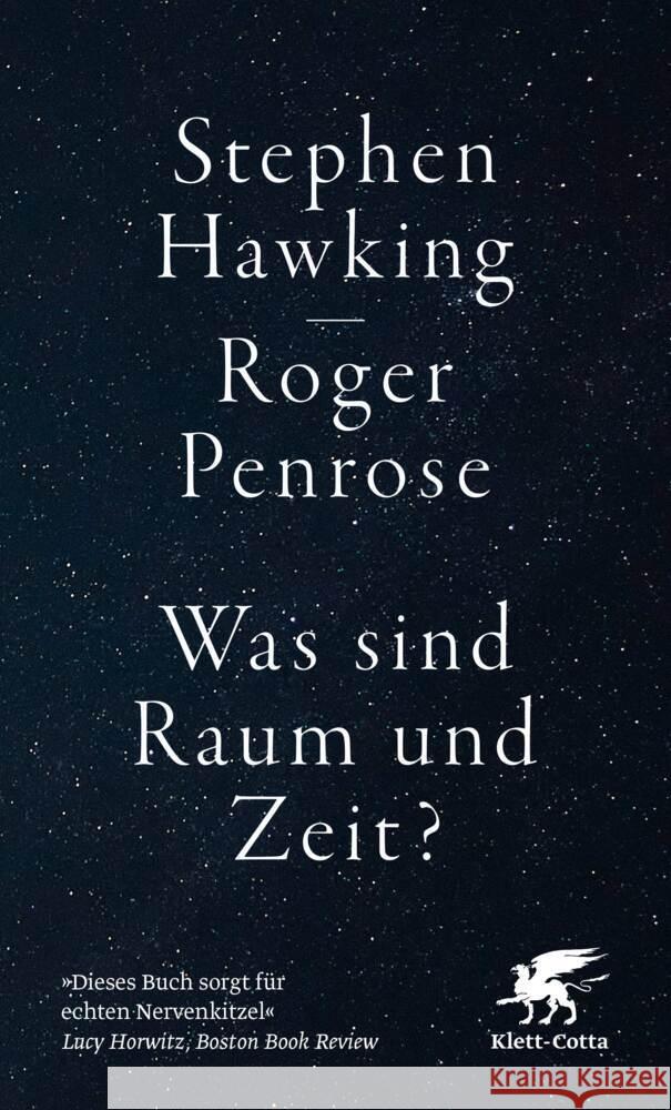 Was sind Raum und Zeit? Hawking, Stephen, Penrose, Roger 9783608988604 Klett-Cotta - książka