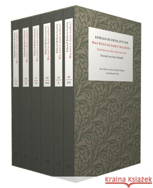 Was wird er damit machen?, 6 Bände : Nachrichten aus dem Leben eines Lords Bulwer-Lytton, Edward G. 9783518803806 Suhrkamp - książka