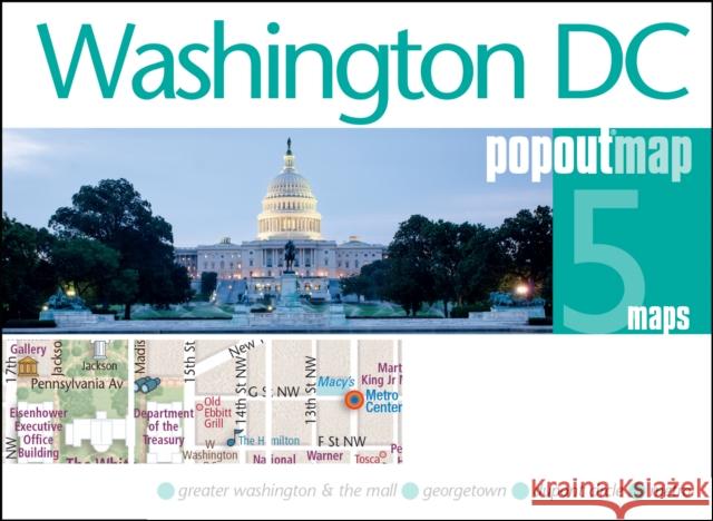 Washington DC PopOut Map  9781914515316 Heartwood Publishing - książka