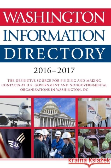Washington Information Directory 2016-2017  9781506334011 CQ Press - książka