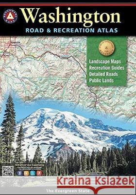 Washington Road & Recreation Atlas Benchmark Maps and Atlases 9781734315011 Benchmark Maps - książka