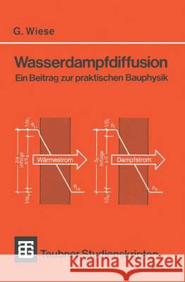 Wasserdampfdiffusion: Ein Beitrag Zur Praktischen Bauphysik Wiese, Gerhard 9783519100669 Vieweg+teubner Verlag - książka