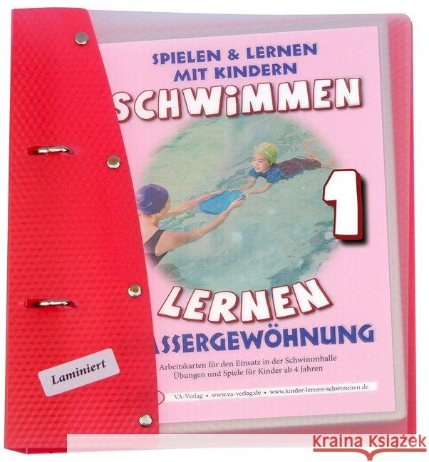 Wassergewöhnung, laminiert : Arbeitskarten für den Einsatz in der Schwimmhalle. Übungen und Spiele für Kinder ab 4 Jahren Aretz, Veronika 9783944824147 VA-Verlag - książka