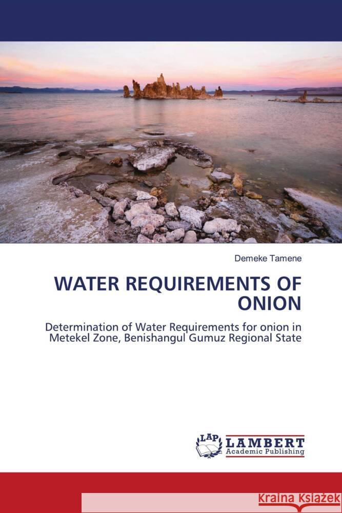 WATER REQUIREMENTS OF ONION Tamene, Demeke 9786204199870 LAP Lambert Academic Publishing - książka