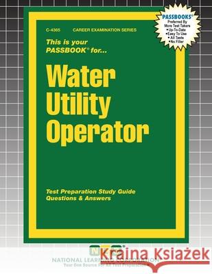 Water Utility Operator Passbooks 9781799343653 National Learning Corp - książka