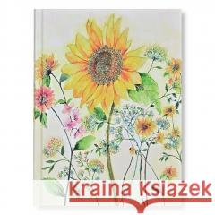 Watercolor Sunflower Journal (Diary, Notebook) Lauren Wan 9781441343093 Peter Pauper Press - książka