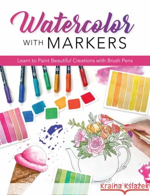 Watercolor with Markers Jessica Mack 9781681988375 Rocky Nook - książka