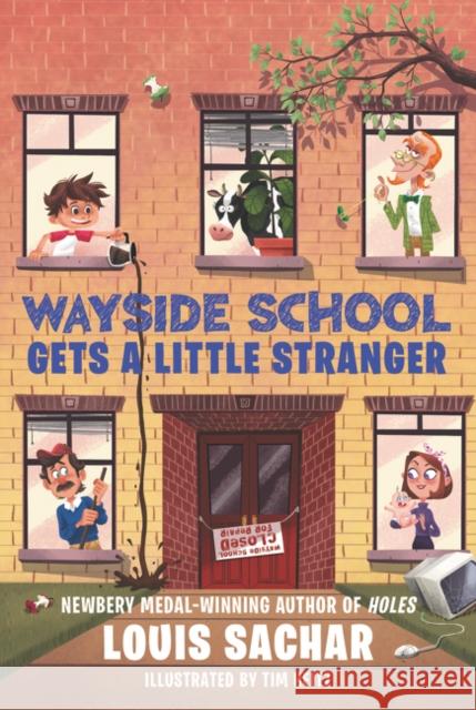 Wayside School Gets a Little Stranger Louis Sachar Gregory Crouch Joel Schick 9780380723812 HarperTrophy - książka