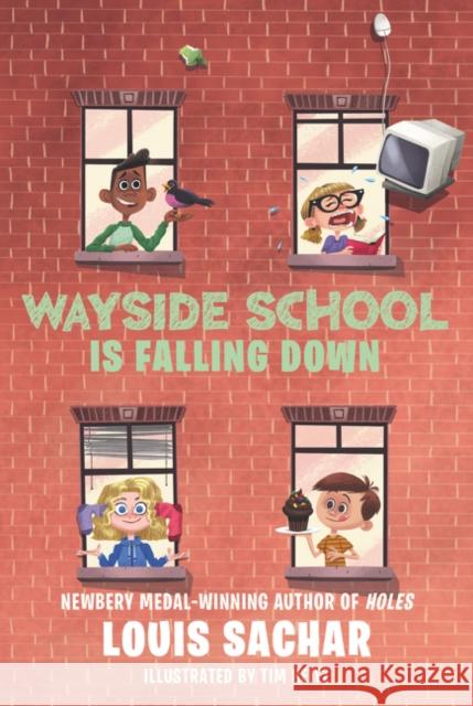 Wayside School Is Falling Down Louis Sachar Hopkins Harris 9780380754847 HarperTrophy - książka