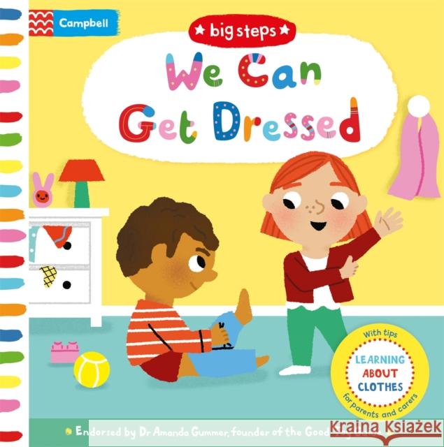 We Can Get Dressed: Putting on My Clothes Marion Cocklico 9781529004014 Pan Macmillan - książka