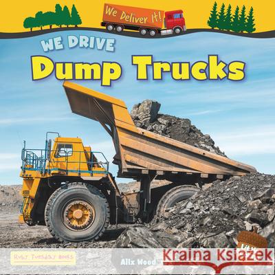 We Drive Dump Trucks Alix Wood 9781788565264 Ruby Tuesday Books - książka