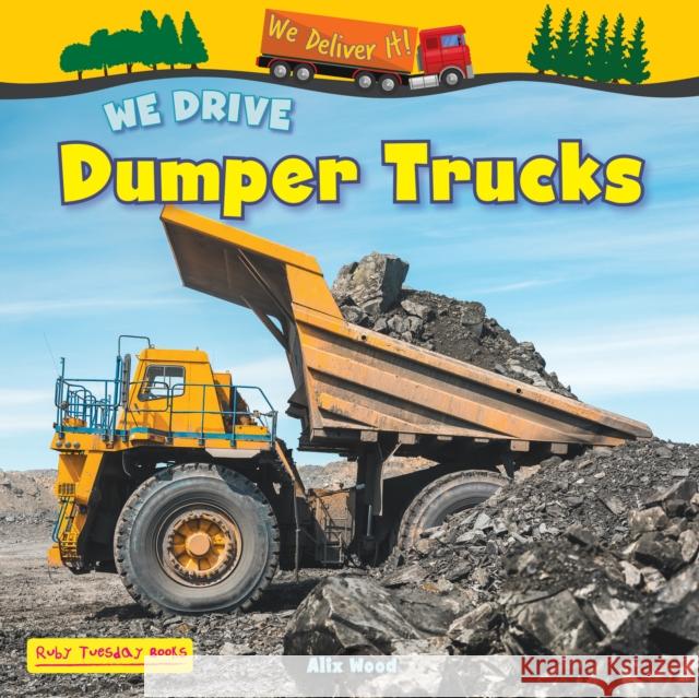 We Drive Dumper Trucks Alix Wood 9781788565875 Ruby Tuesday Books Ltd - książka