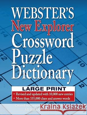 Webster's New Explorer Crossword Puzzle Dictionary, Large Print, Fourth Edition  9781596951778 Federal Street Press - książka