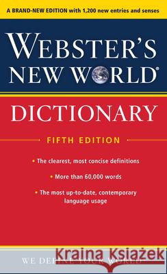 Webster's New World Dictionary, Fifth Edition Webster's New World College Dictionaries 9780544785670 Webster's New World - książka