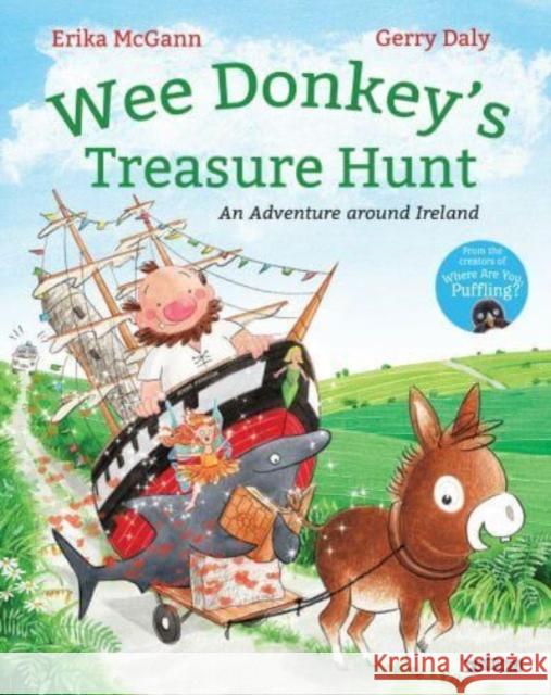 Wee Donkey's Treasure Hunt: An adventure around Ireland Erika McGann 9781788494830 O'Brien Press Ltd - książka