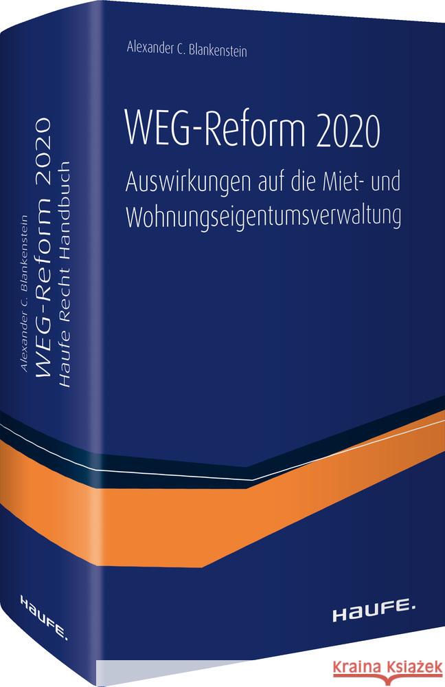 WEG-Reform 2020 Blankenstein, Alexander C. 9783648144626 Haufe-Lexware - książka