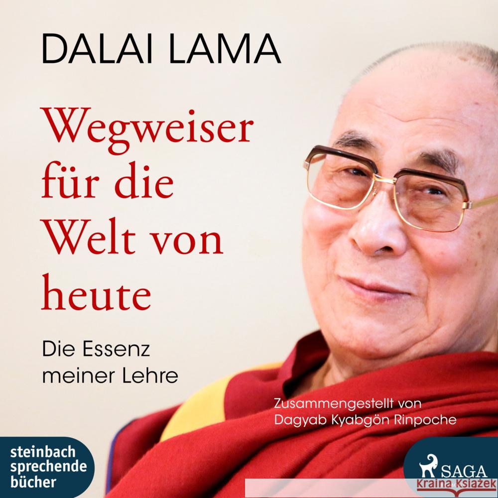 Wegweiser für die Welt von heute, 2 Audio-CD, MP3 Dalai, Lama 9783987360077 SAGA Egmont - książka