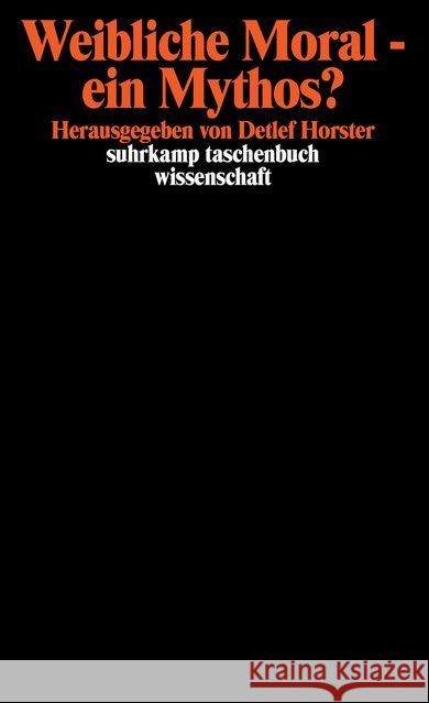 Weibliche Moral, ein Mythos?  9783518289761 Suhrkamp - książka