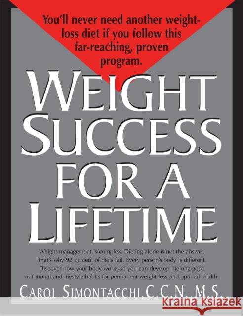 Weight Success for a Lifetime  9781681628905 Basic Health Publications - książka