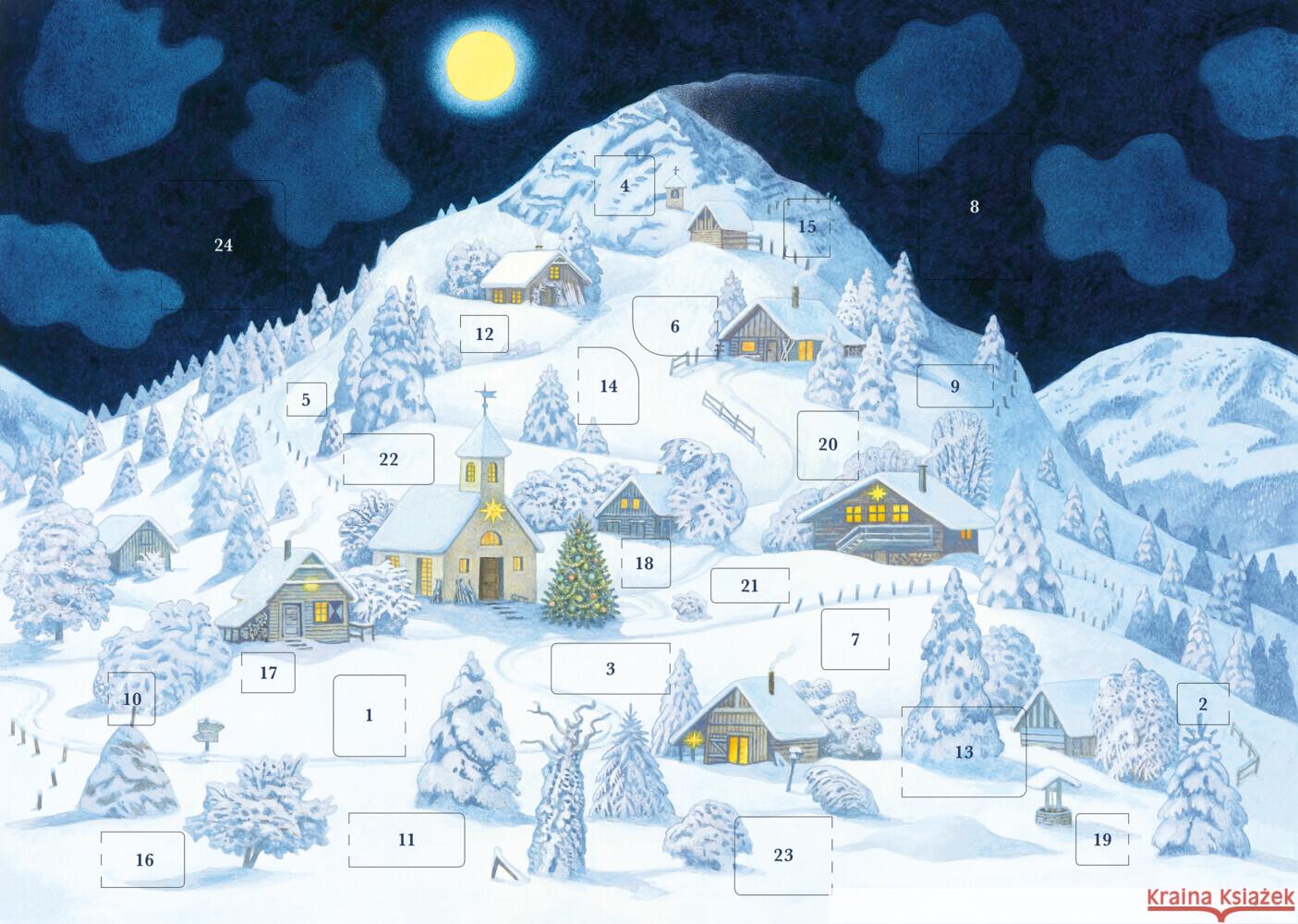 Weihnachten in den Bergen Adventskalender Müller, Thomas 4250915936635 Gerstenberg Verlag - książka