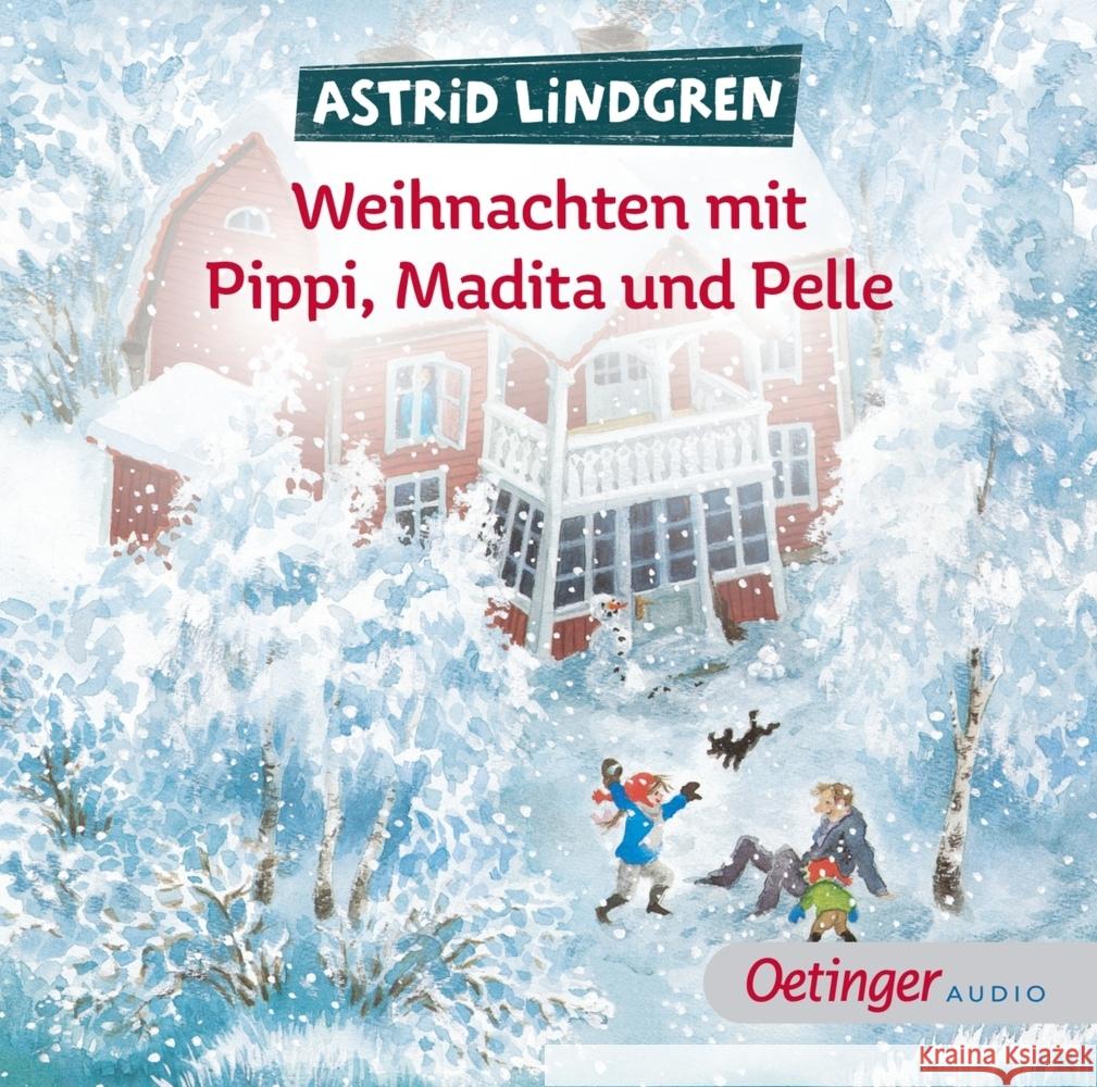 Weihnachten mit Pippi, Madita und Pelle, 1 Audio-CD Lindgren, Astrid 9783837392050 Oetinger Media - książka